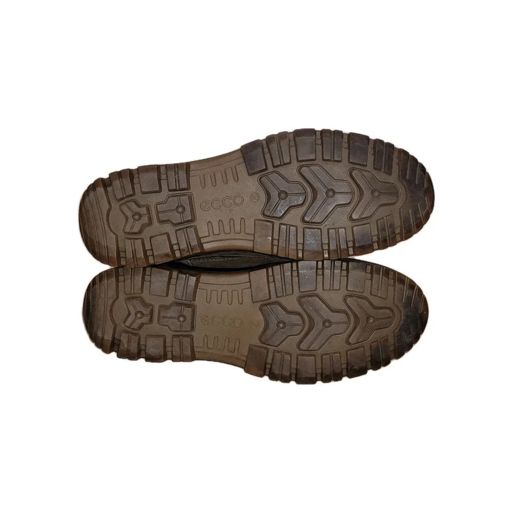 ECCO Track 6 Gore-Tex Mens Hiking Shoes Brown Leather Waterproof Size 12 / EU 46